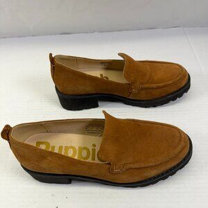 Hush Puppies New Brown Suede Slip On Loafers Women’s Size 8 M